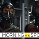 Hope Van Dyne and Scott Lang masked up as The Wasp and Ant-Man.